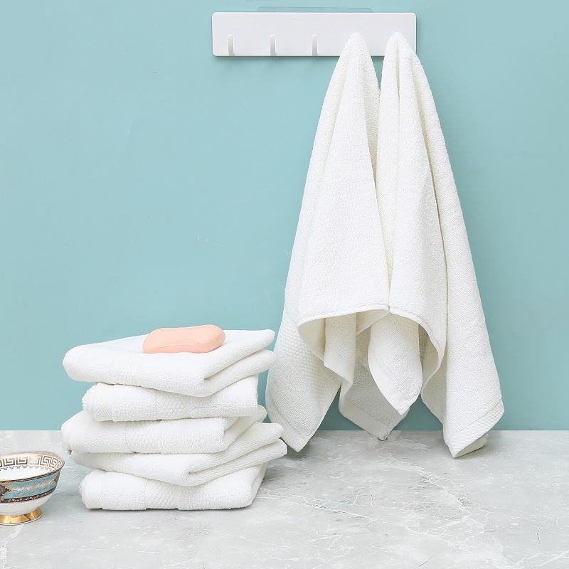 Home Textiles Face Towel - 2/4/6pcs 코튼 화이트 페이스 타올 세트