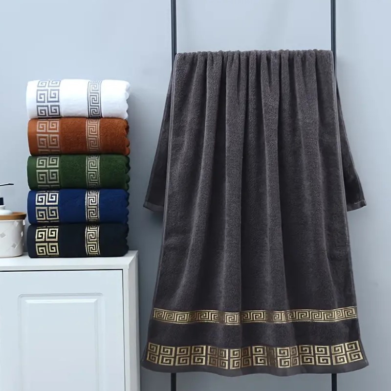 대형 목욕 타올 140x70cm 블랙 그린 화이트 블루 - Home Textiles Face Towel 리뷰 및 가격