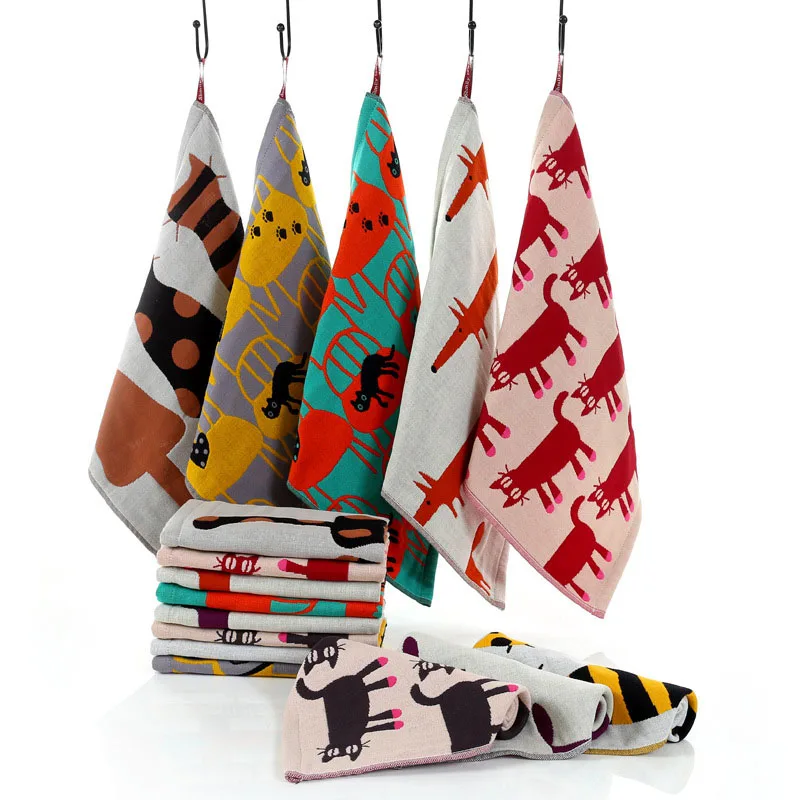 아기 수건 면 목욕 만화 수건, 거즈 얼굴 수건, 사각 - Home Textiles Face Towel 리뷰 및 가격