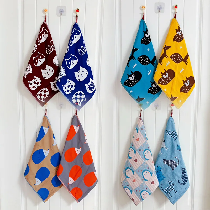 아기 수건 면 목욕 만화 수건, 거즈 얼굴 수건, 사각 - Home Textiles Face Towel 리뷰 및 가격