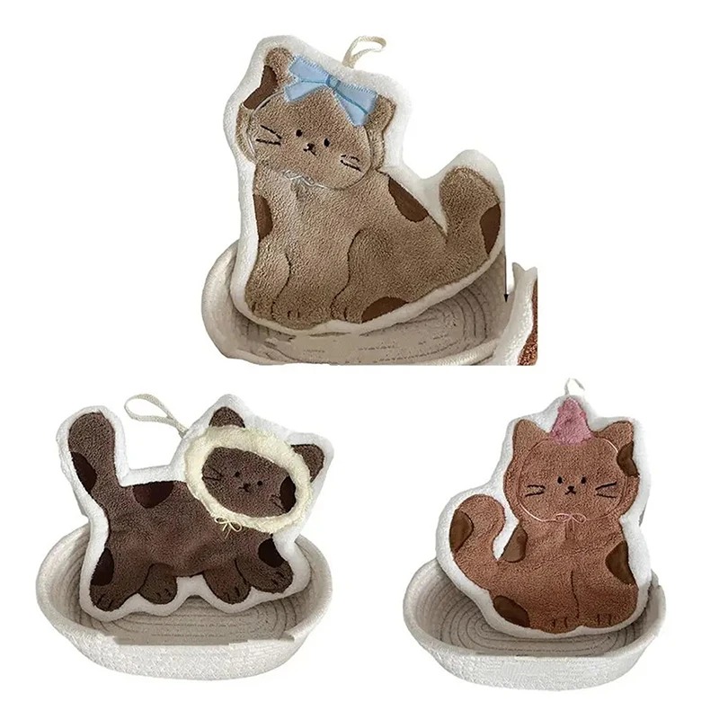 창의적인 귀여운 고양이 모양의 욕실 및 주방용 걸이형  - Home Textiles Usa 리뷰 및 가격