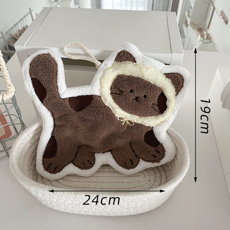 창의적인 귀여운 고양이 모양의 욕실 및 주방용 걸이형  - Home Textiles Usa 리뷰 및 가격